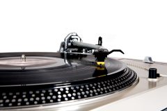 Commercial Product Photography - DJ Turntable Isolated on White