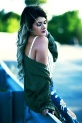 Natural Light Creative Fashion Portrait