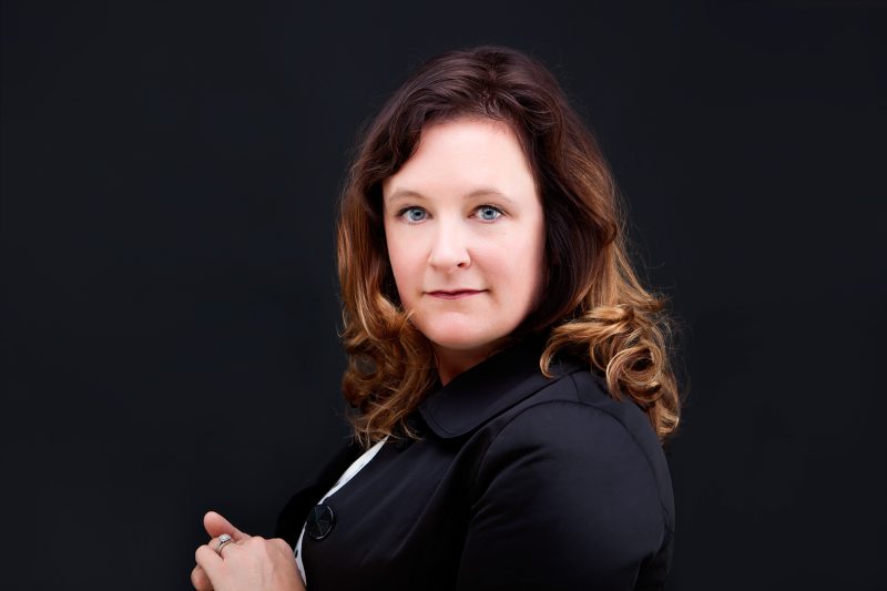 Professional Studio Headshot  on Black