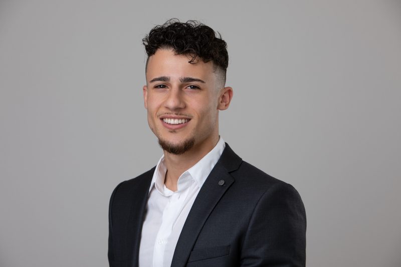 Professional Studio Headshot on Grey