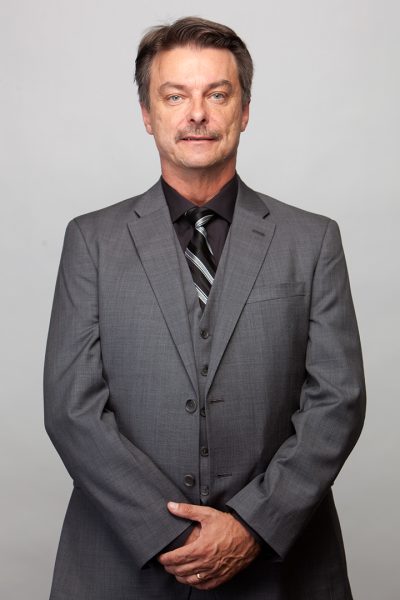 Professional Studio Headshot on Gray