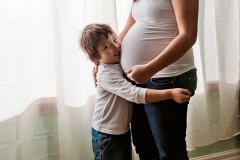 Mommy, Firstborn and Baby Belly