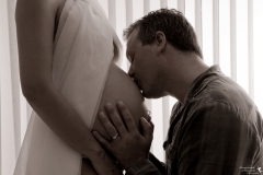 Kissing the Baby Belly