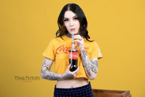 Check out Myrissa’s Coca-Cola themed Pinup Photoshoot