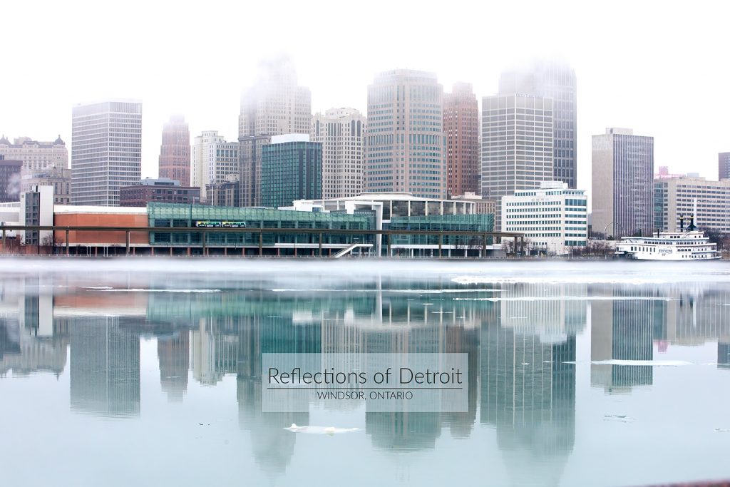 Check out These Foggy Reflections Landscapes of Detroit